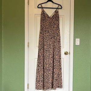 Leopard Print Maxi Dresz